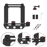 Maxbell Fence Mount for Sports Camera Shockproof Multipurpose for Recording Baseball Black