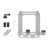 Maxbell Fence Mount for Sports Camera Shockproof Multipurpose for Recording Baseball Silver
