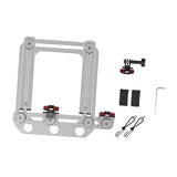 Maxbell Fence Mount for Sports Camera Shockproof Multipurpose for Recording Baseball Silver
