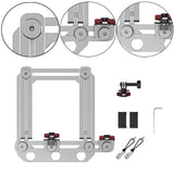 Maxbell Fence Mount for Sports Camera Shockproof Multipurpose for Recording Baseball Silver