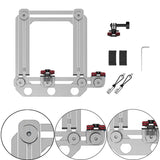Maxbell Fence Mount for Sports Camera Shockproof Multipurpose for Recording Baseball Silver