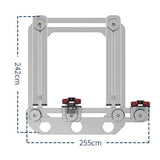 Maxbell Fence Mount for Sports Camera Shockproof Multipurpose for Recording Baseball Silver