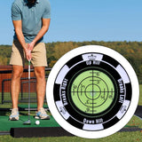 Maxbell Golf Ball Marker Round Bubble Level High Precisions Golf Putting Green Reader black