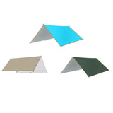 Maxbell Camping Tarp Rain Tarp Multifunctional Awning Canopy for Beach Travel Picnic blue