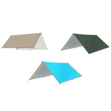 Maxbell Camping Tarp Rain Tarp Multifunctional Awning Canopy for Beach Travel Picnic blue