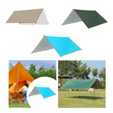Maxbell Camping Tarp Rain Tarp Multifunctional Awning Canopy for Beach Travel Picnic blue