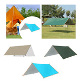 Maxbell Camping Tarp Rain Tarp Multifunctional Awning Canopy for Beach Travel Picnic blue