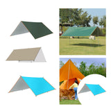 Maxbell Camping Tarp Rain Tarp Multifunctional Awning Canopy for Beach Travel Picnic blue