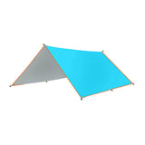 Maxbell Camping Tarp Rain Tarp Multifunctional Awning Canopy for Beach Travel Picnic blue