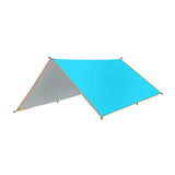 Maxbell Camping Tarp Rain Tarp Multifunctional Awning Canopy for Beach Travel Picnic blue