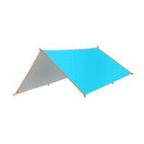 Maxbell Camping Tarp Rain Tarp Multifunctional Awning Canopy for Beach Travel Picnic blue