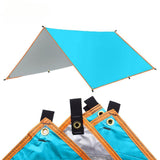 Maxbell Camping Tarp Rain Tarp Multifunctional Awning Canopy for Beach Travel Picnic blue
