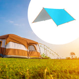 Maxbell Camping Tarp Rain Tarp Multifunctional Awning Canopy for Beach Travel Picnic blue