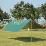 Maxbell Camping Tarp Rain Tarp Multifunctional Awning Canopy for Beach Travel Picnic green