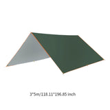 Maxbell Camping Tarp Rain Tarp Multifunctional Awning Canopy for Beach Travel Picnic green
