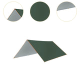 Maxbell Camping Tarp Rain Tarp Multifunctional Awning Canopy for Beach Travel Picnic green