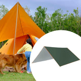 Maxbell Camping Tarp Rain Tarp Multifunctional Awning Canopy for Beach Travel Picnic green