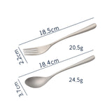 Maxbell Spoon Fork Easy Carrying Reusable Cutlery for Restaurant Home Birthday Party Spoon and Fork