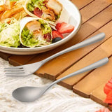 Maxbell Spoon Fork Easy Carrying Reusable Cutlery for Restaurant Home Birthday Party Spoon and Fork