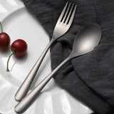 Maxbell Spoon Fork Easy Carrying Reusable Cutlery for Restaurant Home Birthday Party Spoon and Fork