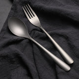 Maxbell Spoon Fork Easy Carrying Reusable Cutlery for Restaurant Home Birthday Party Spoon and Fork