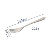 Maxbell Spoon Fork Easy Carrying Reusable Cutlery for Restaurant Home Birthday Party Fork
