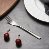 Maxbell Spoon Fork Easy Carrying Reusable Cutlery for Restaurant Home Birthday Party Fork