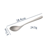 Maxbell Spoon Fork Easy Carrying Reusable Cutlery for Restaurant Home Birthday Party Spoon