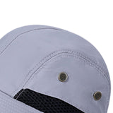 Maxbell Fishing Hat Outdoor Breathable Sun Protective Hunting Sun Hat with Neck Flap Light Gray