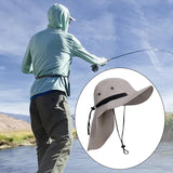 Maxbell Fishing Hat Outdoor Breathable Sun Protective Hunting Sun Hat with Neck Flap Khaki