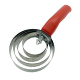 Maxbell 4 Rings Curry Comb Convenient Multifunctional Horse Brush for Dog Goat Sheep Red