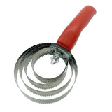 Maxbell 4 Rings Curry Comb Convenient Multifunctional Horse Brush for Dog Goat Sheep Red
