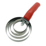 Maxbell 4 Rings Curry Comb Convenient Multifunctional Horse Brush for Dog Goat Sheep Red