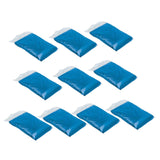 Maxbell 10x Emergency Raincoats Camping with Drawstring Hood Disposable Rain Ponchos Blue