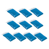 Maxbell 10x Emergency Raincoats Camping with Drawstring Hood Disposable Rain Ponchos Blue