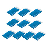 Maxbell 10x Emergency Raincoats Camping with Drawstring Hood Disposable Rain Ponchos Blue