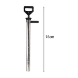 Maxbell Shrimp Pump Stainless Steel Outdoor Portable Beach Artifact Shrimp Extractor 76cm