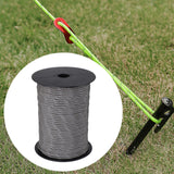 Maxbell 328ft Parachute Cord Outdoor Camping Binding Rope for Hiking Camping Outdoor Gray