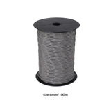 Maxbell 328ft Parachute Cord Outdoor Camping Binding Rope for Hiking Camping Outdoor Gray