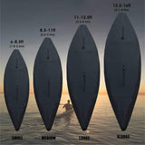 Maxbell Kayak Cover Waterproof Heavy Duty Sun Resistant Oxford Cloth Kayak Accessory For 3.3m to 4.1m