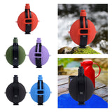 Maxbell Silicone Sports Bottle 580ml Capacity Leakproof for Camping Gym Sports Red