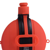 Maxbell Silicone Sports Bottle 580ml Capacity Leakproof for Camping Gym Sports Red
