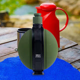 Maxbell Silicone Sports Bottle 580ml Capacity Leakproof for Camping Gym Sports Green