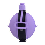 Maxbell Silicone Sports Bottle 580ml Capacity Leakproof for Camping Gym Sports Purple