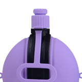 Maxbell Silicone Sports Bottle 580ml Capacity Leakproof for Camping Gym Sports Purple