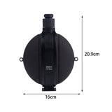 Maxbell Silicone Sports Bottle 580ml Capacity Leakproof for Camping Gym Sports Black