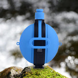 Maxbell Silicone Sports Bottle 580ml Capacity Leakproof for Camping Gym Sports Blue