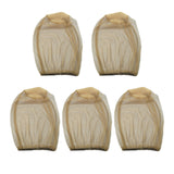 Maxbell 5 Pieces Head Net Cover Fishing Cap for Fishing Adventure Outdoor Activities Yellow
