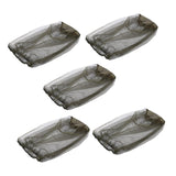 Maxbell 5 Pieces Head Net Cover Fishing Cap for Fishing Adventure Outdoor Activities Green