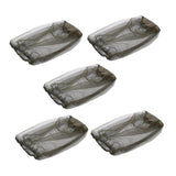 Maxbell 5 Pieces Head Net Cover Fishing Cap for Fishing Adventure Outdoor Activities Green